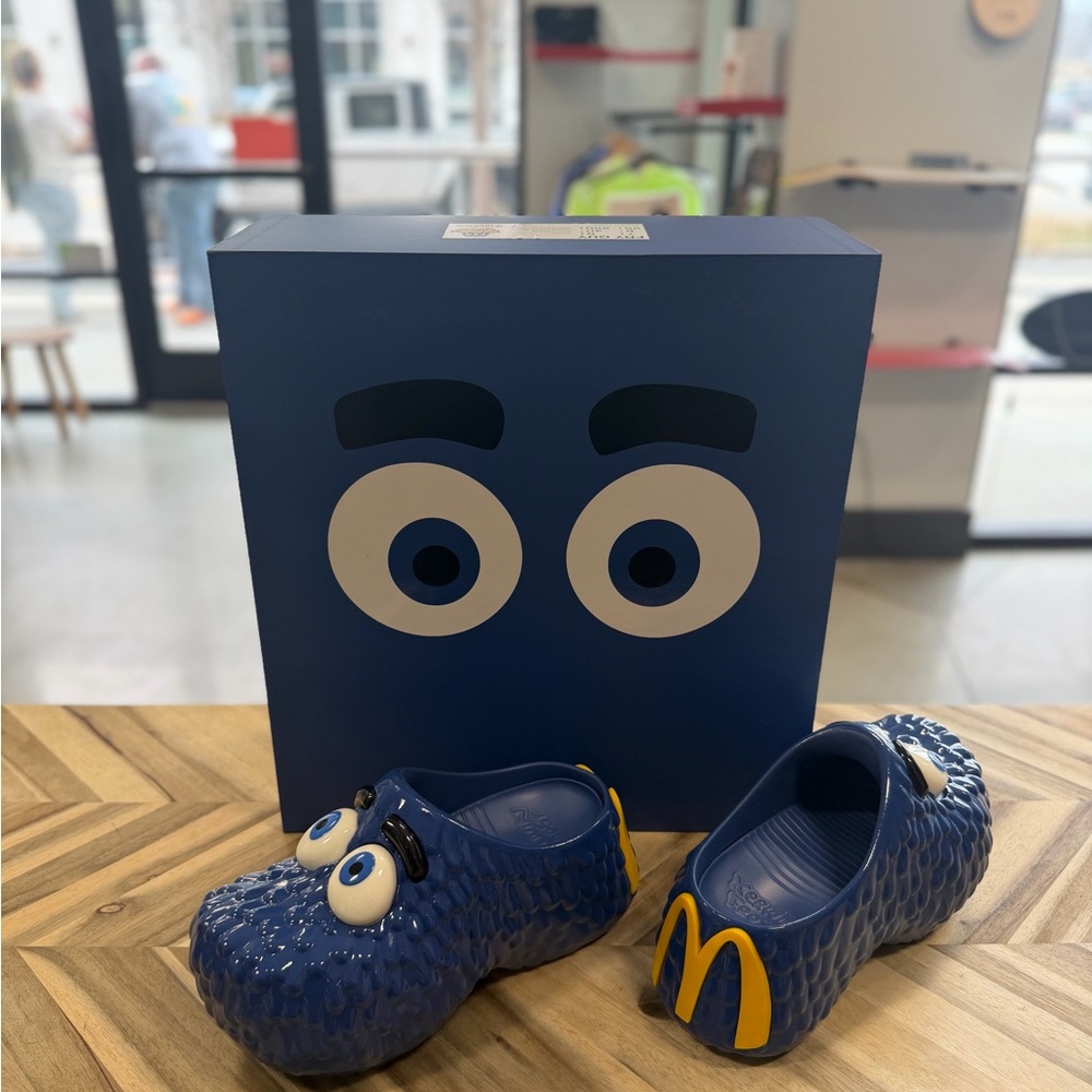 Kerwin Frost × McDonald's Fry Guy Clog
Cobalt Blue